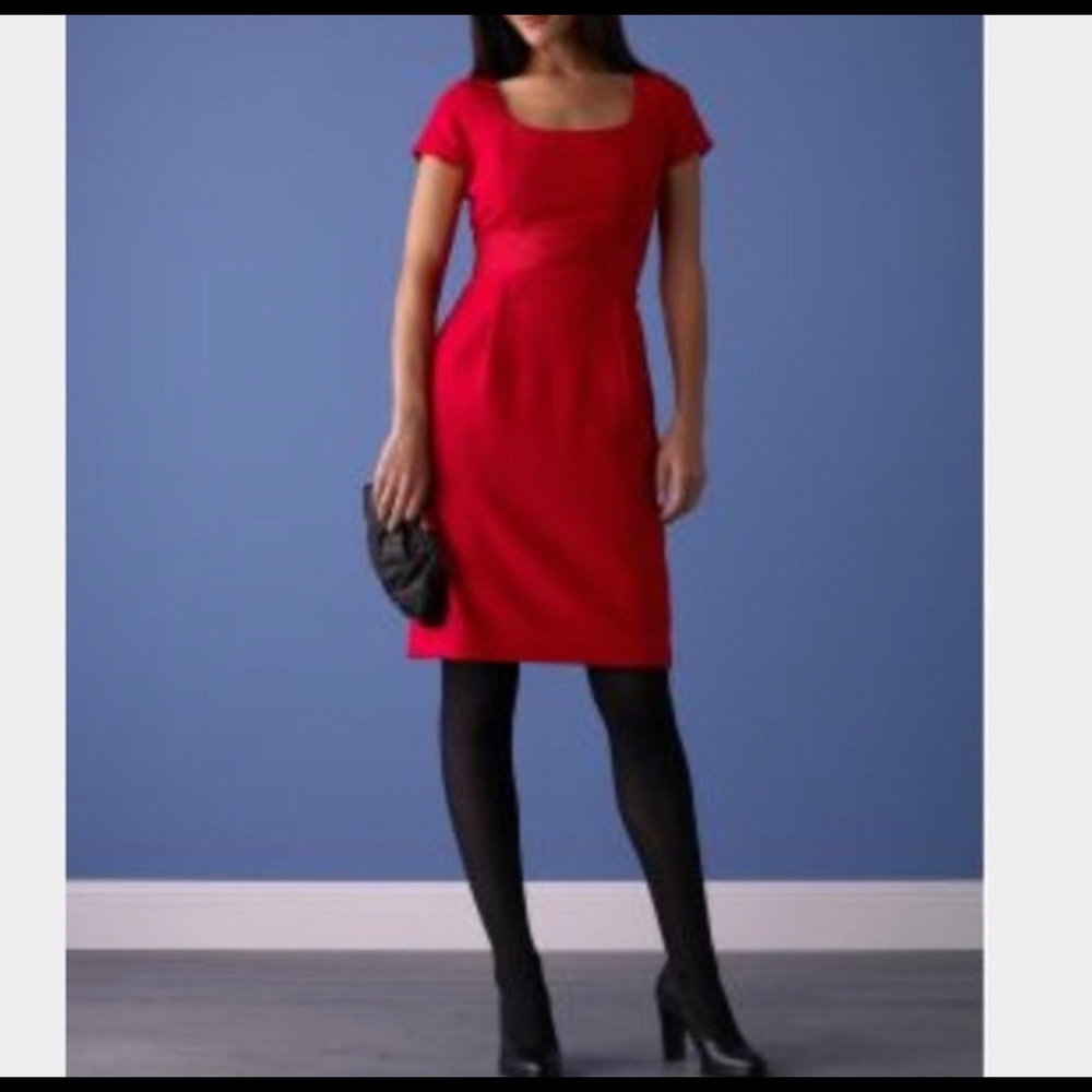 Banana Republic Wool Trapunto Dress